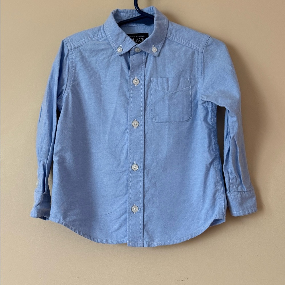 The Children's Place Light Blue Button-Down Shirt